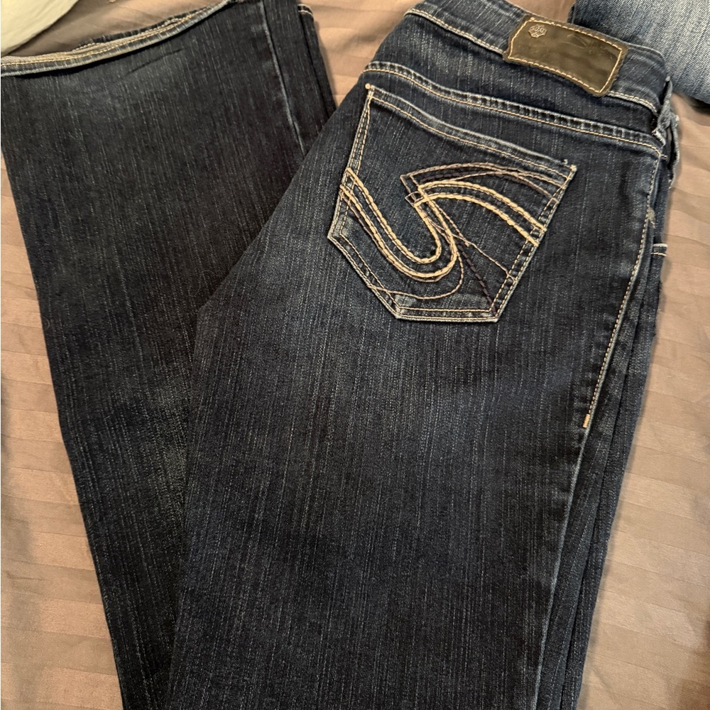 Silver Suki Jeans Women's Dark Blue
